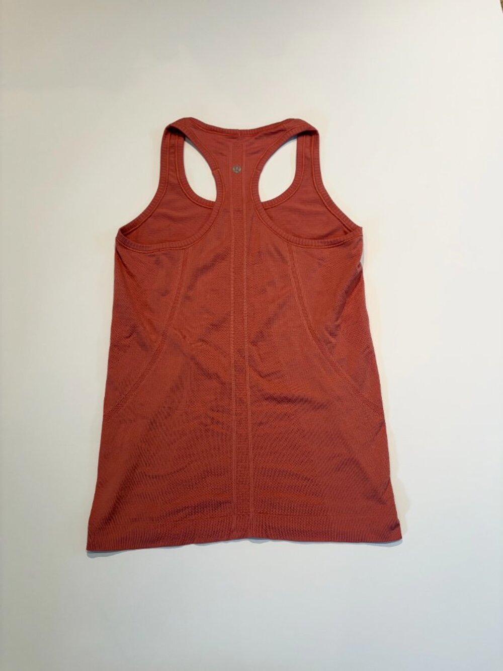 Lululemon Coral Swifty Racerback Tank — Size 6
